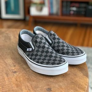 BRAND NEW Vans Checkerboard Slip Ons (NWOT)